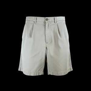 Polo Ralph Lauren Shorts Mens 32 Khaki Tyler Short Pleated Chino Cotton Casual